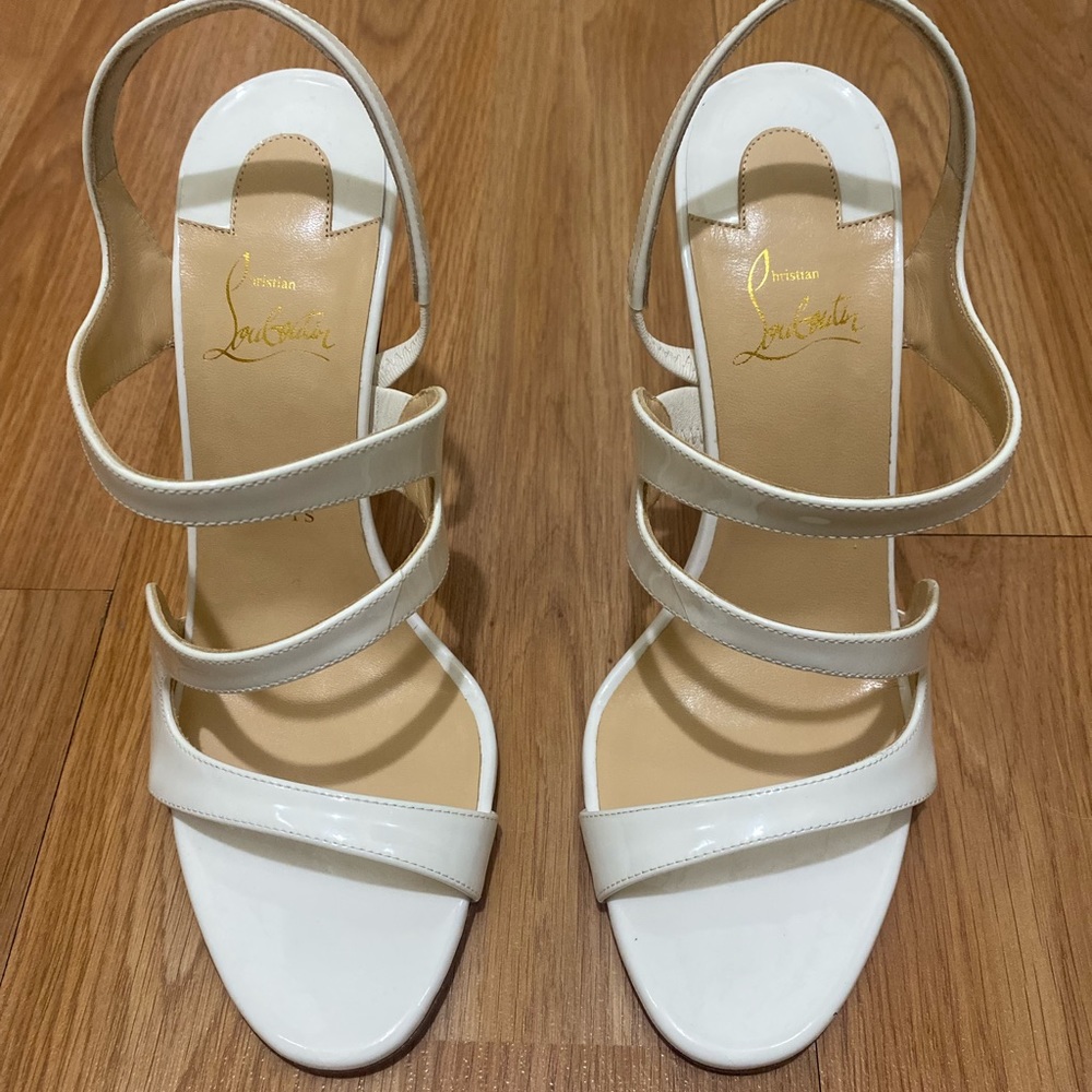 Christian Louboutin Vavazou Patent Leather 100mm Size 39.5 $895